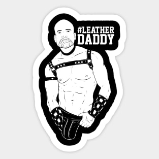 Hashtag BOYZ - Leather Daddy invert Sticker